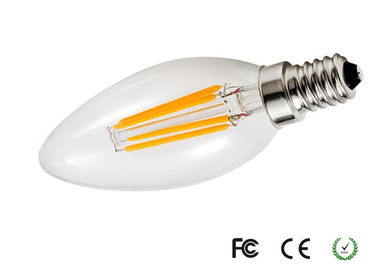 Bulbo da vela do filamento do diodo emissor de luz de C35 4W, AC100V - lâmpada do teto do diodo emissor de luz de 240V 360LM