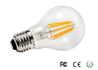 Bulbo do filamento do diodo emissor de luz do watt A60 Dimmable do elevado desempenho 6 com ângulo de feixe 360º