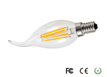 Bulbo decorativo E14 da vela do filamento do diodo emissor de luz do elevado desempenho 4W 4000K