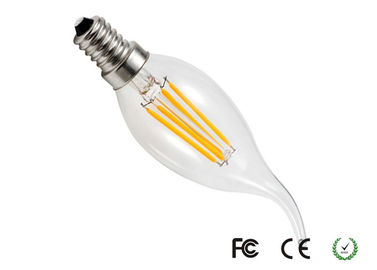 Aqueça o bulbo branco da vela do filamento do diodo emissor de luz de C35 4W para a iluminação comercial