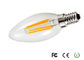 Bulbo da vela do filamento do diodo emissor de luz de C35 4W, AC100V - lâmpada do teto do diodo emissor de luz de 240V 360LM