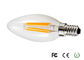 Bulbo comercial da vela do filamento do diodo emissor de luz de E12S 4 W com o CE/Rohs/UL certificados