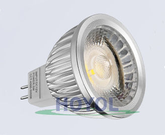 Bulbos profissionais MR16 100Lm/W dos projectores do diodo emissor de luz da liga de alumínio 3w Dimmable
