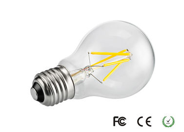 420lm bulbo profissional 60*105mm do filamento do diodo emissor de luz do CRI 85 E27 4W Dimmable