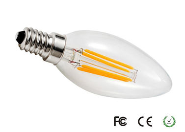 Lâmpada de filamento do diodo emissor de luz do volt E12S C35 4W do elevado desempenho 110 para salas de reunião