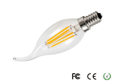 a vela do diodo emissor de luz do bulbo do filamento do diodo emissor de luz de 230V/240V 4000K 4W E14 ilumina-se
