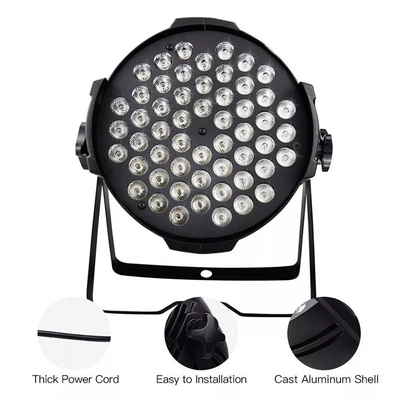 Fase profissional da paridade do diodo emissor de luz que ilumina DMX512/escravo mestre Control 120W 54X2W