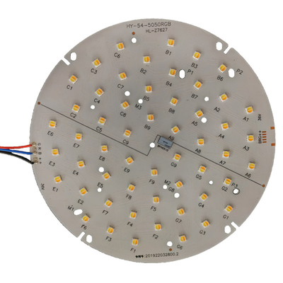 54*3W Branco RGBW LED Par Light Placa de alumínio para iluminação de palco
